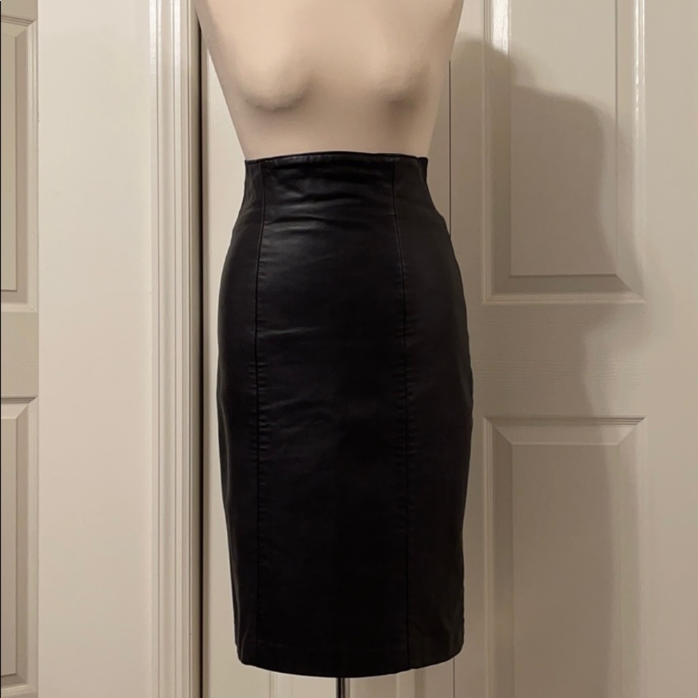 Leather skirt